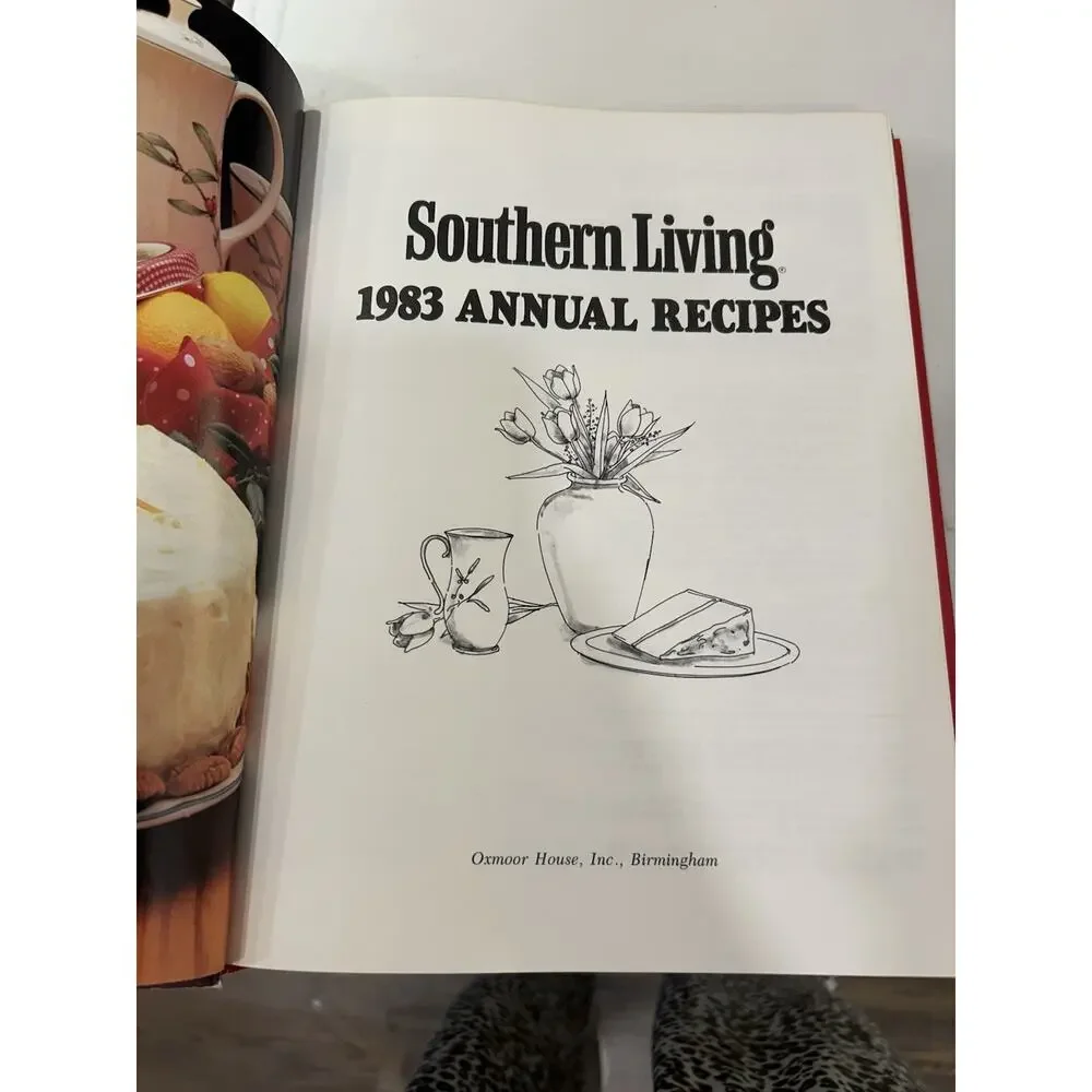 Lot of 3 Southern Living Annual Recipes 1983 1985 1987 1989 Hardcover‎ Cook Book